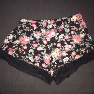 Band of gypsies floral shorts.