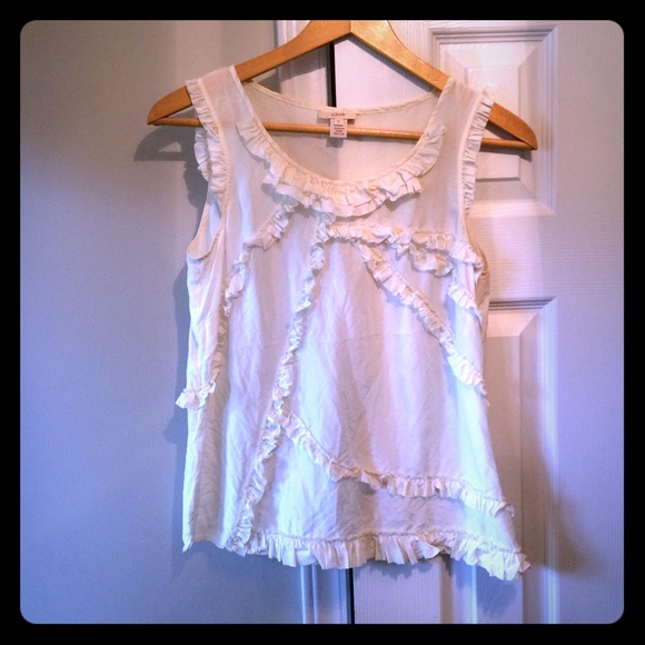 SO PRETTY silk sleeveless blouse ~ SZ 2