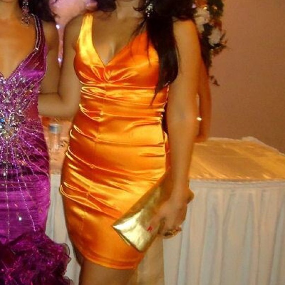 Orange dress