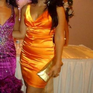 Orange dress