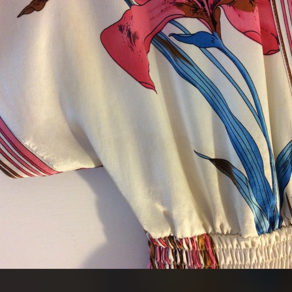 ❌SOLD❌ Anthropologie Yumi Kim Japanese Iris Kimono - Picture 4 of 4