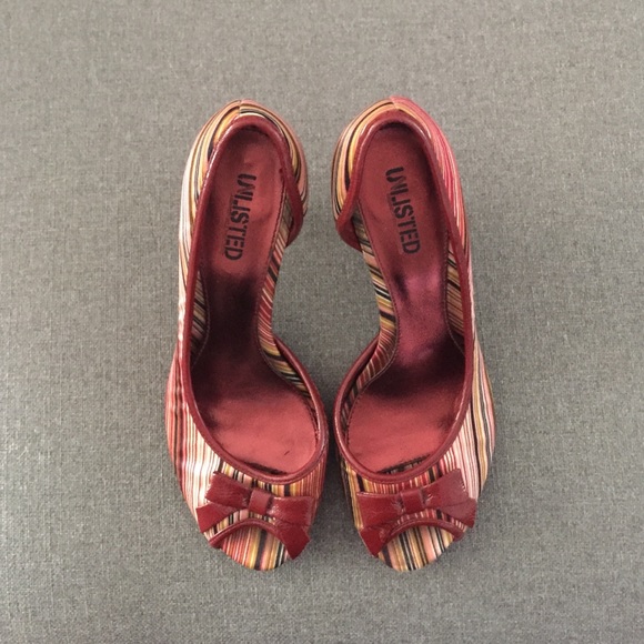 Unlisted Shoes - Unlisted Peep toe heels