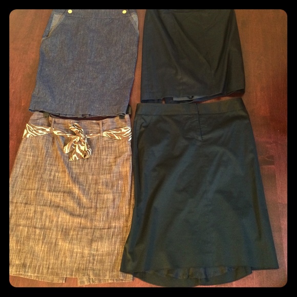 ❌SOLD Bundle 4 skirts: Bebe, BCBG, the limited