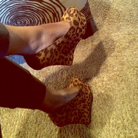 Leopard "Madden Girl" Wedge