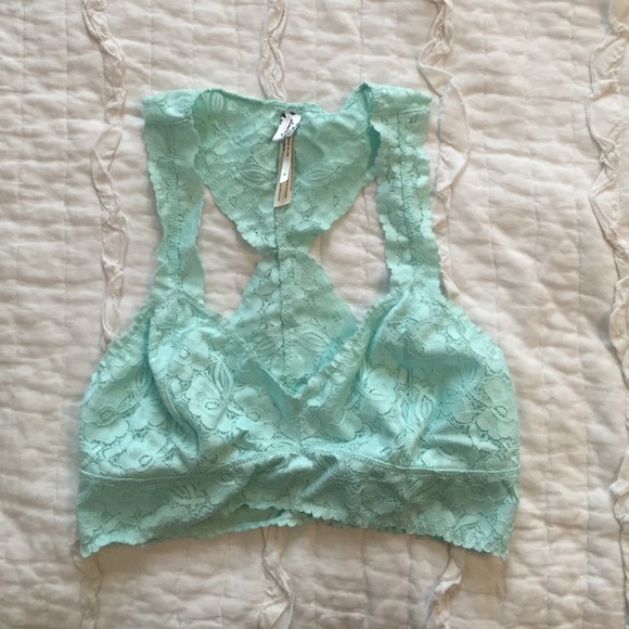 Free People Other - Tiffany blue Free People lace bralette