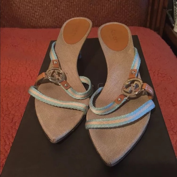 Authentic Gucci Web Sandal