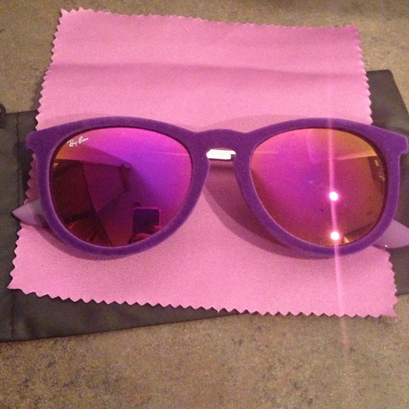 Velvet Erika Purple Ray Bans
