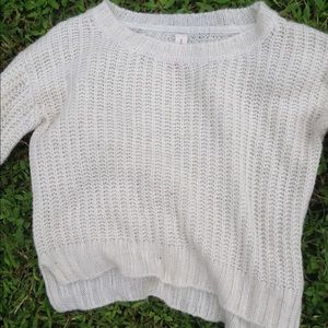 Fuzzy sparkly crop top