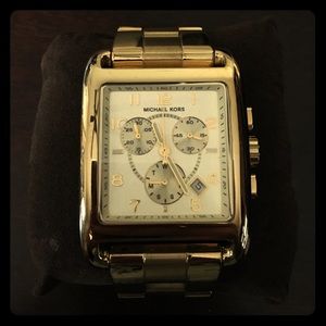 Authentic Michael Kors Rectangle Face Watch
