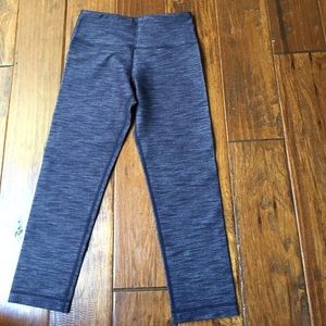 Lululemon wunder under crop denim leggings, nwot
