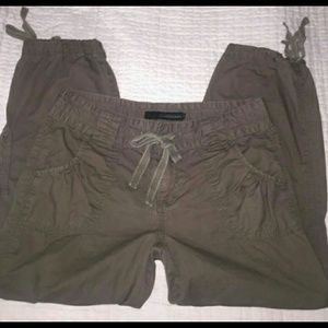 Calvin Klein dark khaki capris