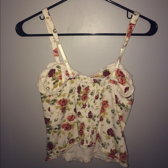 Cropped corset top floral - Picture 2 of 3