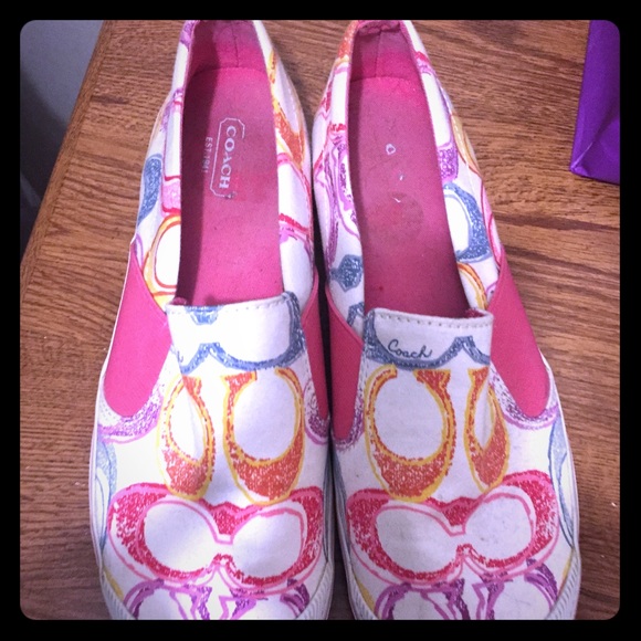 Colorful Coach Shoes 💚💙💜💗💛