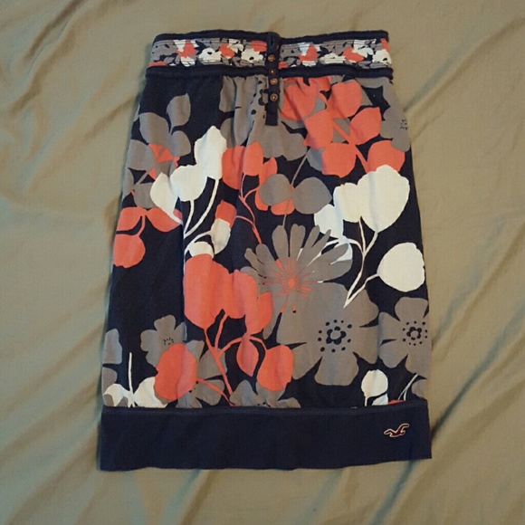 Hollister strapless top