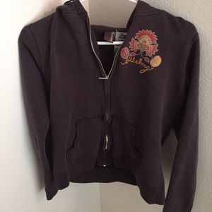 Billabong floral hoodie