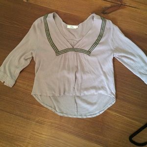 Crop top blouse