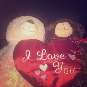 Small bears two they come together