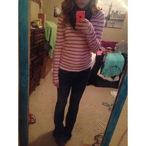 Stripped sweater shirt