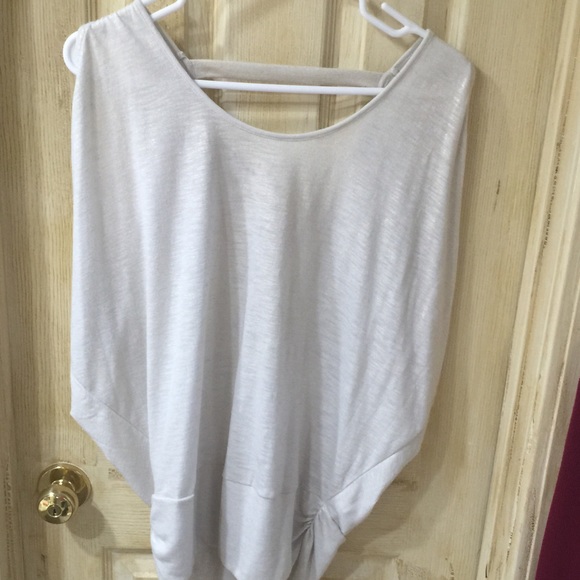 Express Sz S Backless Cream Top : sleeveless