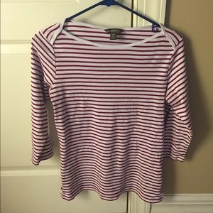 Tommy Bahama Striped Red & White Shirt