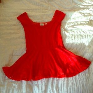 Anthro flirty shirt.