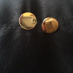 Kate Spade gold round studs
