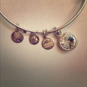 Authentic Alex and Ani bangle- Clear Crystal