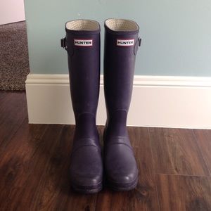 Hunter Purple Wellies