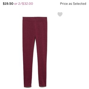 Maroon VS pink leggings