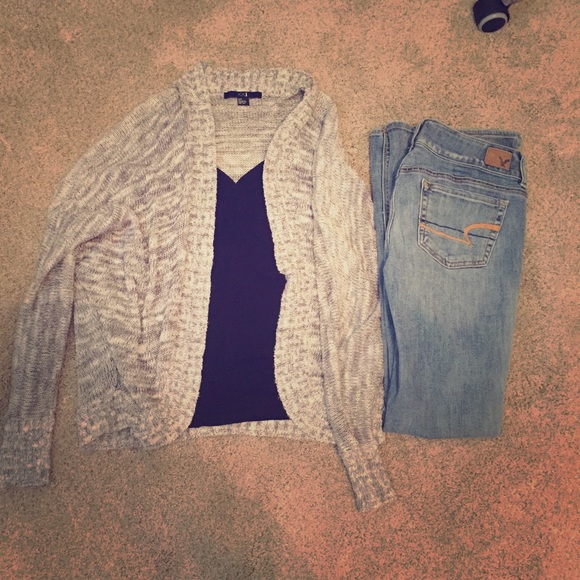 Slouchy Grey Sweater
