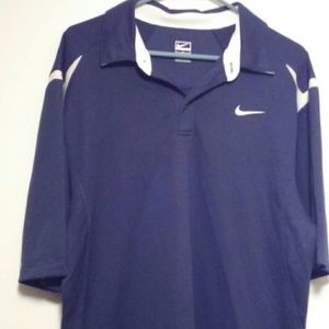 Mens Navy Blue Nike Polo