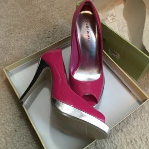 Hot pink heels