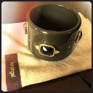 Lee Angel Resin & Crystal Bracelet