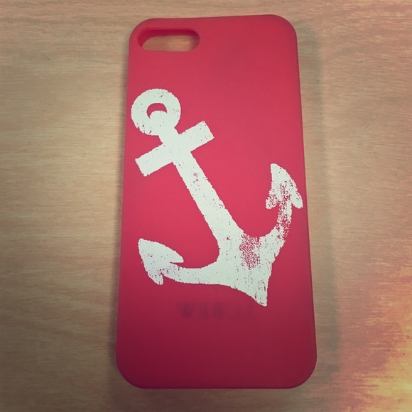 NWOT j crew iPhone 5/5s case (red anchor)