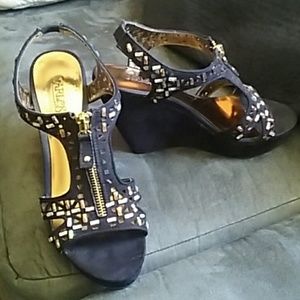 "SOLD IN MERCARI"Black  platform sandals