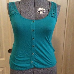 CLEARANCE Blue/green tank.
