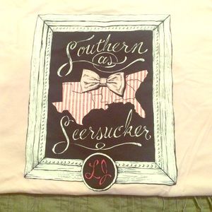 Lauren James southern as seersucker Shirt