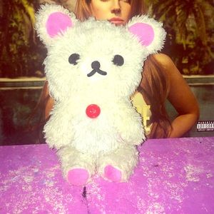 White teddy bear iPhone case fits on I phone 5s