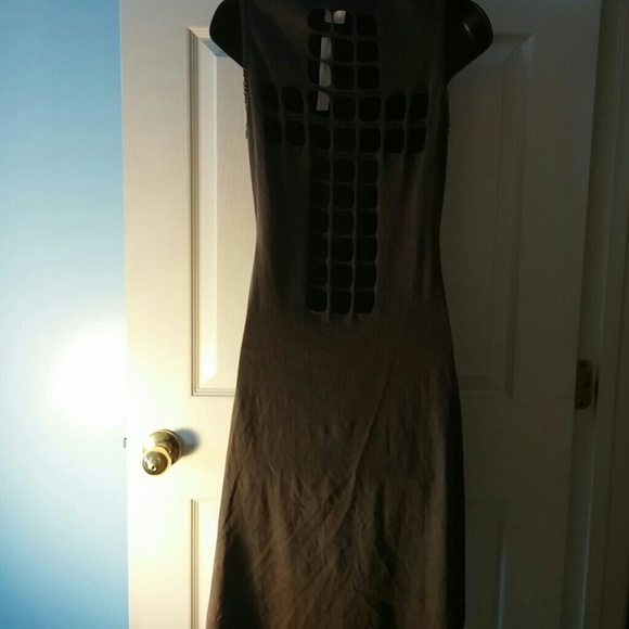 🎁NWT-One more left! Brown high low dress! - Picture 4 of 4