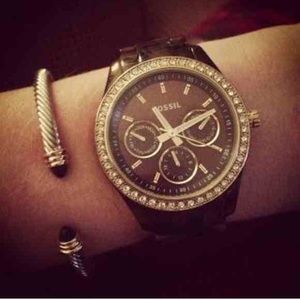 Fossil Women Stella Tortoise Resin Watch