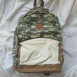 camo lace backpack