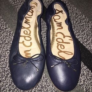 Navy Sam Edelman flats