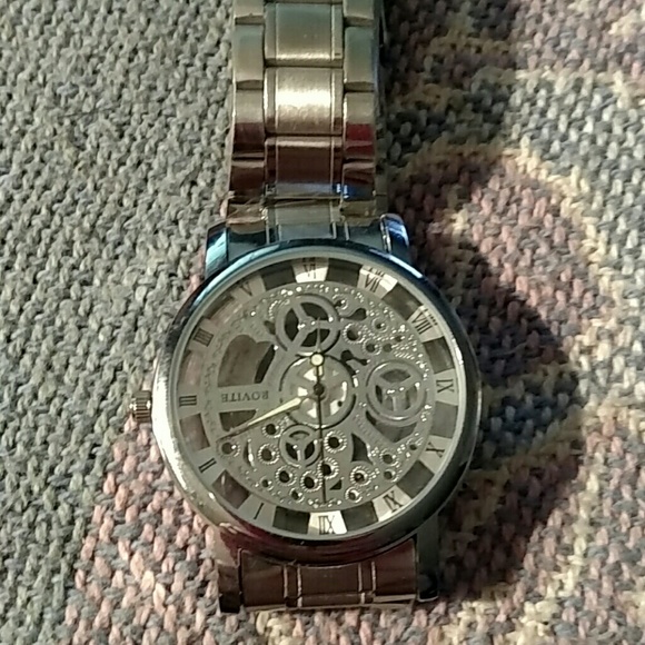 Skeleton face watch