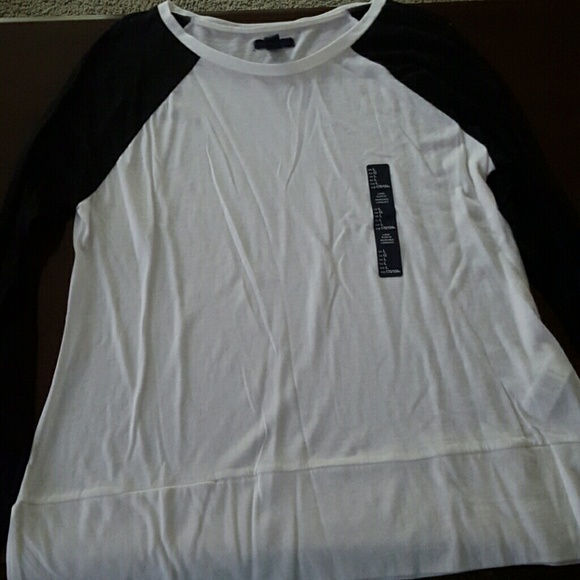 Black an white long sleeve