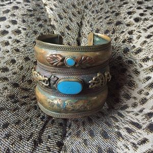 Oriental dragons turquoise stones