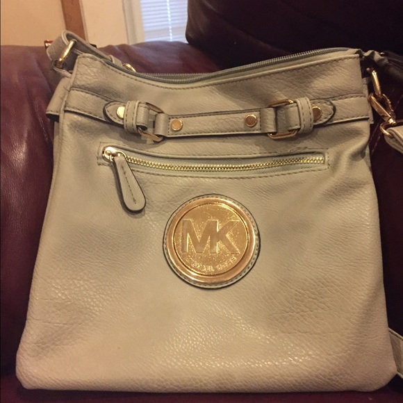Michael Kors -look alike- gray crossbody purse