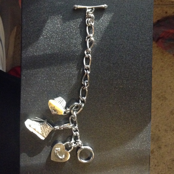 Juicy Couture charm bracelet (2 charms included)