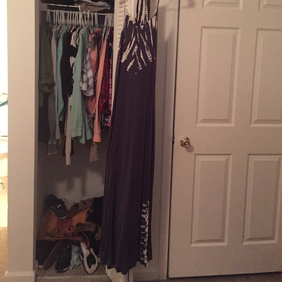 Tie dye maxi dress