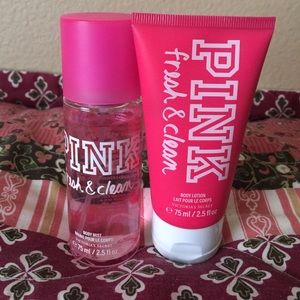 Pink body spray VS