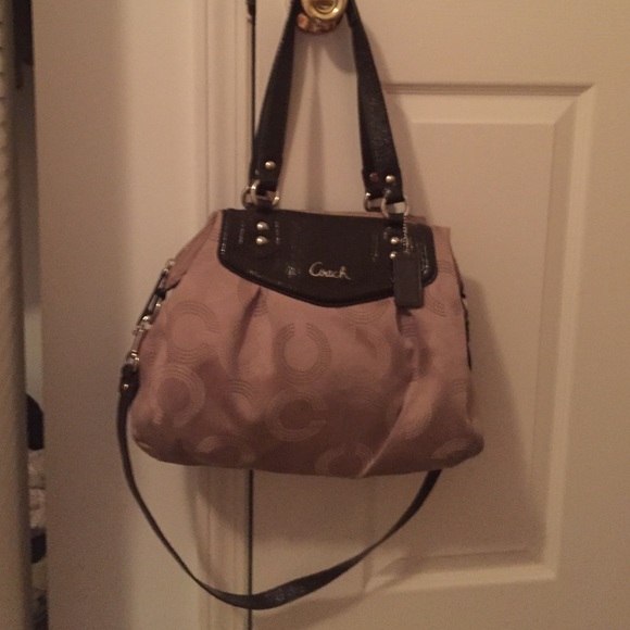 Brown coach purse